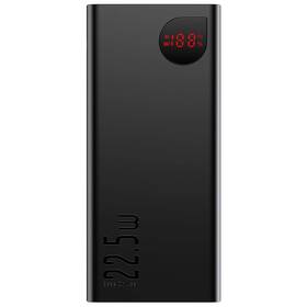 Powerbank Baseus Adaman 10000 mAh 22,5W 2x USB/Lightning/USB-C (PPAD070001) černá
