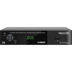Set-top box Mascom MC721T2 HD PLUS Senior černý - zánovní - 12 měsíců záruka