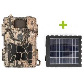 Fotopast OXE Spider 4G + solární panel zelená/hnědá