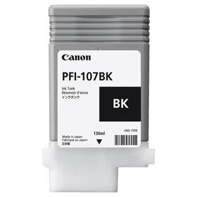 Inkoustová náplň Canon PFI-107BK, 130ml (6705B001) černá