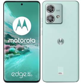 Mobilní telefon Motorola Edge 40 Neo 12 GB / 256 GB - Soothing Sea (Vegan Leather) (PAYH0005PL)