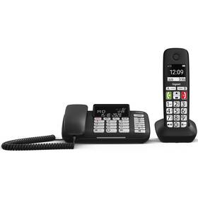 Domácí telefon Gigaset DL780 PLUS (S30350-H220-R701) černý - zánovní - 24 měsíců záruka