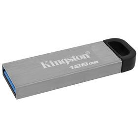 USB Flash Kingston DataTraveler Kyson 128GB stříbrná barva
