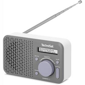 Radiopřijímač s DAB+ Technisat TechniRadio 200 šedý/bílý