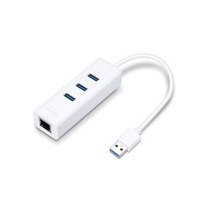 Síťová karta TP-Link UE330 USB 3.0/RJ45 + 3x USB 3.0 (UE330) bílá - rozbaleno - 24 měsíců záruka
