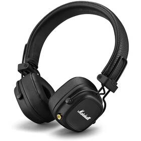 Sluchátka Marshall Major IV Bluetooth černá barva
