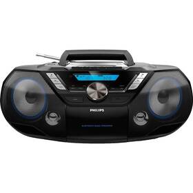 Radiomagnetofon s DAB+/CD Philips AZB798T černá barva
