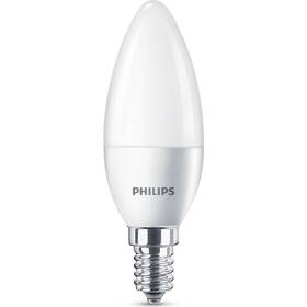 Žárovka LED Philips svíčka, 5,5W, E14, teplá bílá (8719514309364)