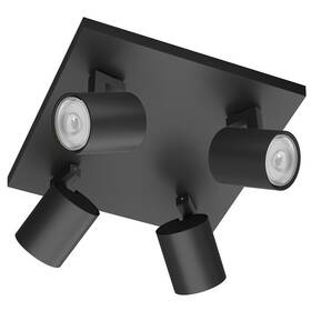Bodové svítidlo Philips Runner, 4xGU10 (8719514435353) černé