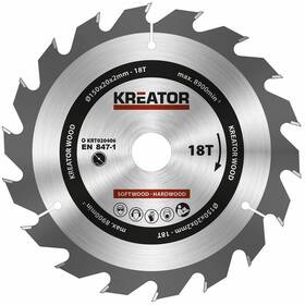 Kotouč pilový Kreator KRT020406 150mm 18T