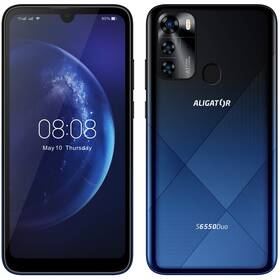 Mobilní telefon Aligator S6550 Duo (AS6550BE) modrý