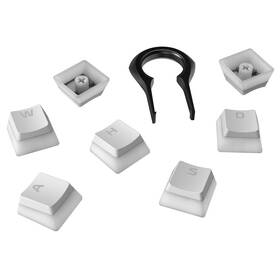 Klávesy HyperX Pudding Keycaps Full Key Set, PBT, US (4P5P5AA) bílé