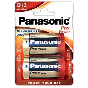 Baterie alkalická Panasonic Pro Power D, R20, blistr 2ks (LR20PPG/2BP)