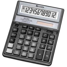 Kalkulačka Eleven SDC888XBK, stolní, dvanáctimístná (SDC-888XBK) černá