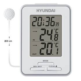 Meteorologická stanice Hyundai WS 1021 bílá barva
