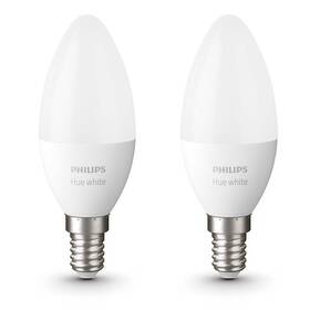 Chytrá žárovka Philips Hue Bluetooth 5,5W, E14, White (2ks) (8719514320628)
