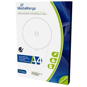 Etikety MediaRange CD/DVD/Blu-ray 15mm - 118mm 50 listů(100 etiket) (MRINK130)