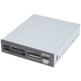 Čtečka paměťových karet akasa AK-ICR-07, do 3.5", 6 slotů, USB 2.0 (AK-ICR-07)