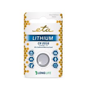 Baterie lithiová ETA PREMIUM CR2016, blistr 1ks (CR2016LITH1)