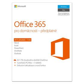 Software Microsoft Office 365 pro domácnosti CZ (6GQ-00721)