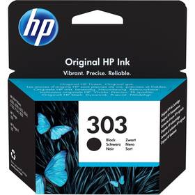 Inkoustová náplň HP 303, 200 stran (T6N02AE) černá