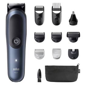 Zastřihovač multifunkční Braun AIO7540 modrá barva
