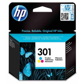 Inkoustová náplň HP 301, 150 stran - CMY (CH562EE)