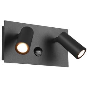 Nástěnné svítidlo TRIO Tunga, 2x LED - antracitové (TR 222969242)