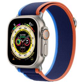 Řemínek CubeNest Trail Loop na Apple Watch 42/44/45/Ultra 49 mm (B02N4L01) modrý/oranžový