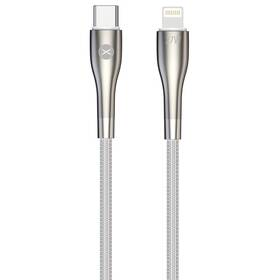 Kabel Forever Sleek USB-C/Lightning, 27 W, 1 m (GSM171008) bílý