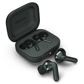 Sluchátka Motorola Moto Buds+ (Sound by BOSE) antracitová barva
