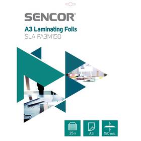 Laminovací fólie Sencor SLA FA3M150 A3, 150mic, 25ks (45011741)