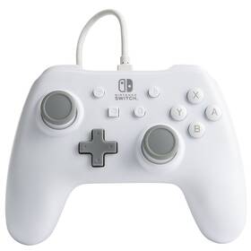 Gamepad PowerA Wired pro Nintendo Switch (1517033-01) bílý