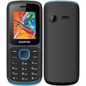 Mobilní telefon Aligator D210 Dual SIM (AD210BB) černý/modrý