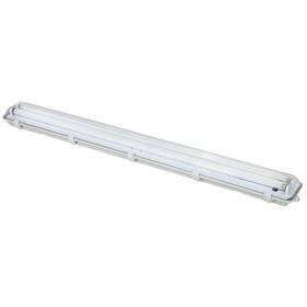 Stropní svítidlo Solight prachotěsné, G13, 2x 150cm LED trubice, IP65, 160cm (WO513) šedé