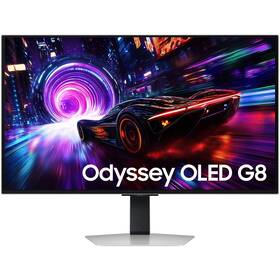 Herní monitor Samsung Odyssey OLED G8 stříbrná barva
