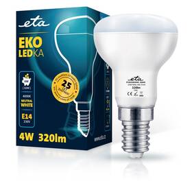 Žárovka LED ETA EKO LEDka reflektor 4W, E14, neutrální bílá (R50W4NW)