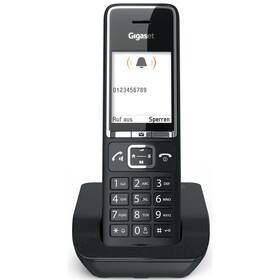 Domácí telefon Gigaset Comfort 550 (S30852-H3001-R604) černý - rozbaleno - 24 měsíců záruka