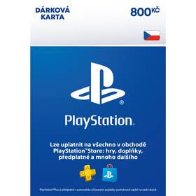  Sony PlayStation Store CZ - elektronická peněženka 800 Kč 

