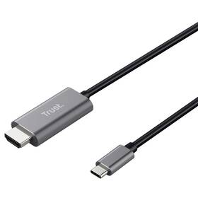 Kabel Trust Calyx USB-C/HDMI, 1,8m černá barva
