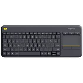 Klávesnice Logitech Wireless K400 Plus, CZ/SK (920-007151) černá - zánovní - 24 měsíců záruka