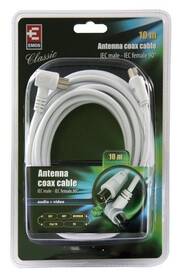 Koaxiální kabel EMOS 10m bílý