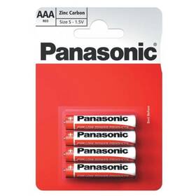 Baterie zinkouhlíková Panasonic AAA, R03, blistr 4ks (R03RZ/4BP)
