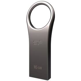 USB Flash Silicon Power Jewel J80 16 GB stříbrná barva
