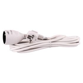 Kabel prodlužovací EMOS 1x zásuvka, 5m (1901010500) bílý