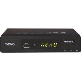 Set-top box Maxxo T2 HEVC/H.265 + wifi adaptér černý