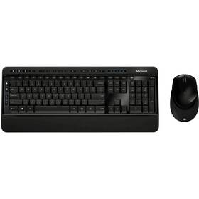 Klávesnice s myší Microsoft Wireless Desktop 3050, CZ/SK (PP3-00021) černá