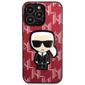 Kryt na mobil Karl Lagerfeld Monogram Ikonik na Apple iPhone 13 Pro (KLHCP13LPMNIKPI) červený