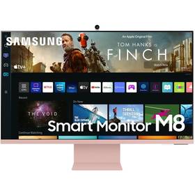 Monitor Samsung Smart Monitor M8 - Sunset Pink (LS32BM80PUUXEN)