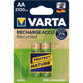 Baterie nabíjecí Varta Recycled HR06, AA, 2100mAh, Ni-MH, blistr 2ks (56816101402)